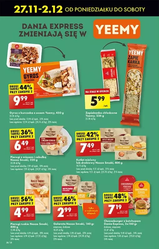 Biedronka - gazetka promocyjna Od poniedziałku oferta Lada Tradycyjna od poniedziałku 27.11 do soboty 02.12 - strona 32
