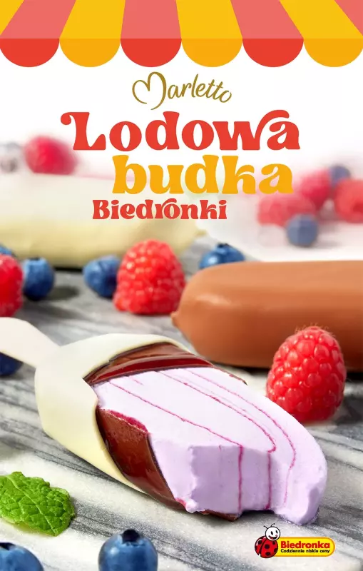 Biedronka - gazetka promocyjna Lodowa budka biedronki  do niedzieli 30.06