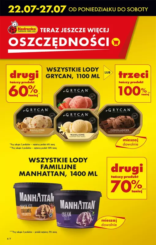 Biedronka - gazetka promocyjna Od poniedziałku od poniedziałku 22.07 do niedzieli 28.07 - strona 6