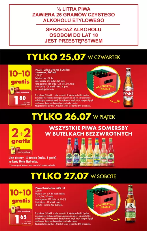 Biedronka - gazetka promocyjna Od czwartku od czwartku 25.07 do środy 31.07 - strona 11