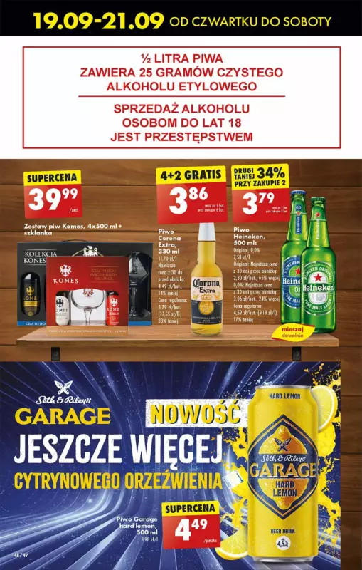 Biedronka - gazetka promocyjna Od czwartku od czwartku 19.09 do środy 25.09 - strona 48