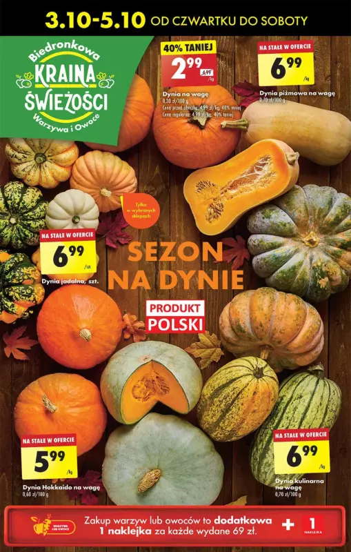 Biedronka - gazetka promocyjna Od czwartku, Z ladą tradycyjną od czwartku 03.10 do środy 09.10 - strona 21