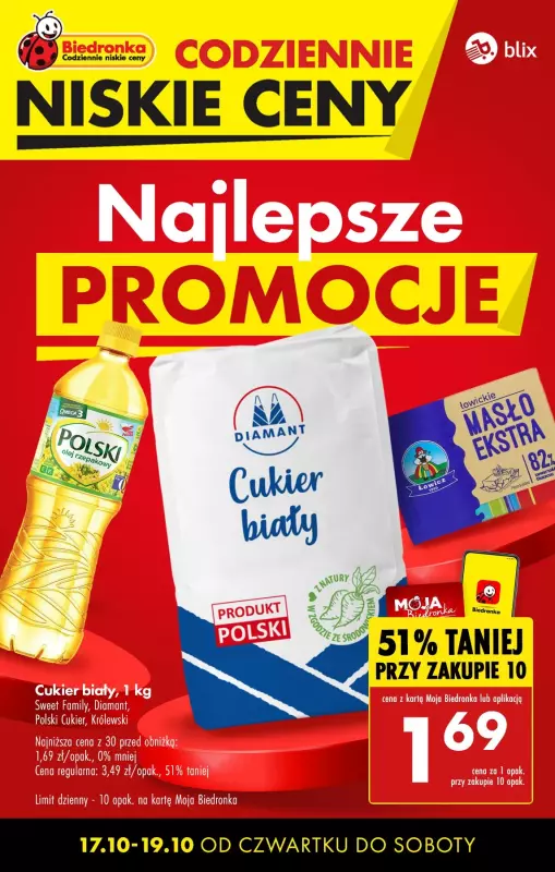 Biedronka - gazetka promocyjna Najlepsze PROMOCJE!  