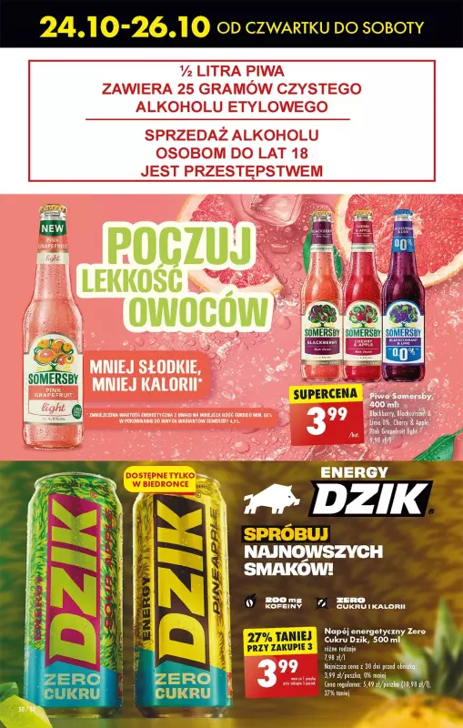 Biedronka - gazetka promocyjna Od czwartku od czwartku 24.10 do środy 30.10 - strona 58