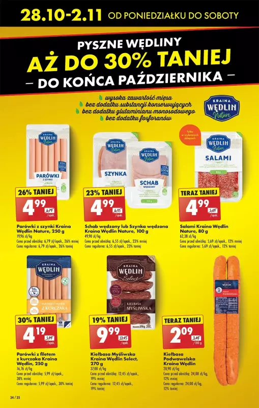 Biedronka - gazetka promocyjna Od poniedziałku, Z ladą tradycyjną od poniedziałku 28.10 do niedzieli 03.11 - strona 44