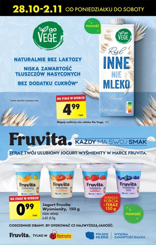 Biedronka - gazetka promocyjna Od poniedziałku, Z ladą tradycyjną od poniedziałku 28.10 do niedzieli 03.11 - strona 43