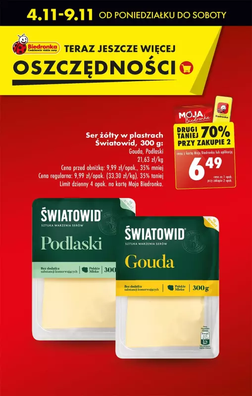 Biedronka - gazetka promocyjna Od poniedziałku od poniedziałku 04.11 do niedzieli 10.11 - strona 3