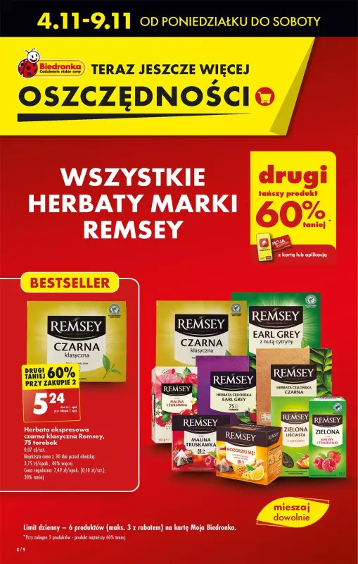 Biedronka - gazetka promocyjna Od poniedziałku, Z ladą tradycyjną od poniedziałku 04.11 do niedzieli 10.11 - strona 8