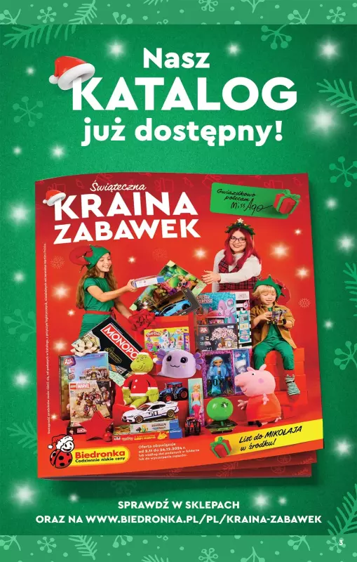 Biedronka - gazetka promocyjna Okazje tygodnia od 04.11 od poniedziałku 04.11 do środy 20.11 - strona 3