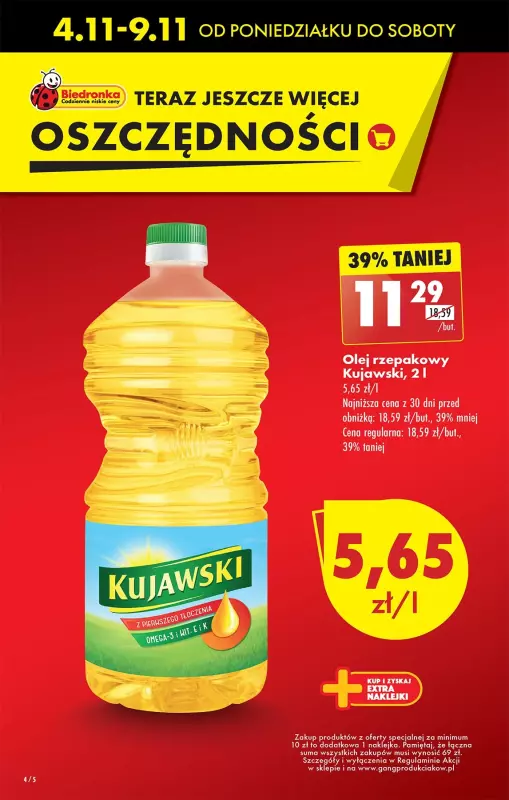 Biedronka - gazetka promocyjna Od czwartku od czwartku 07.11 do środy 13.11 - strona 4