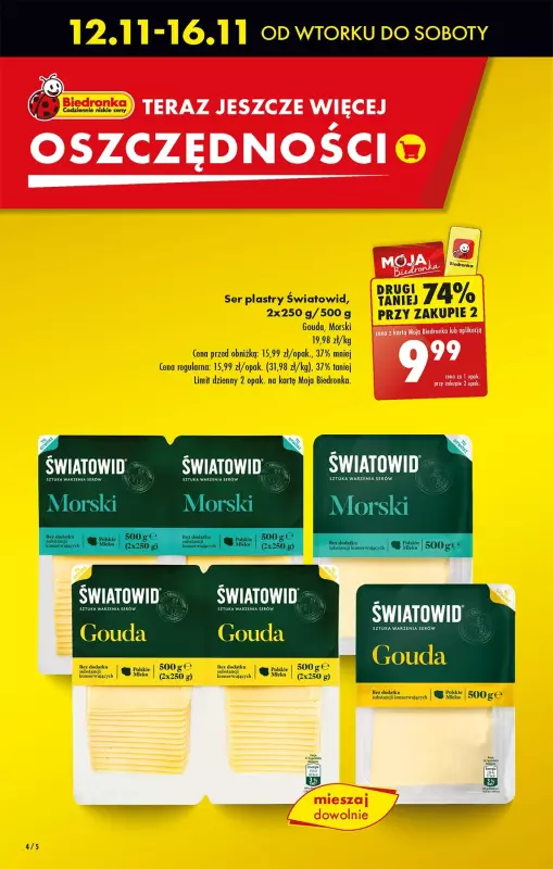 Biedronka - gazetka promocyjna Od wtorku od wtorku 12.11 do poniedziałku 18.11 - strona 6