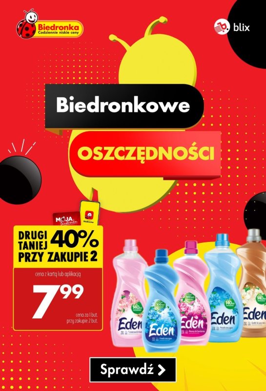 Biedronka - gazetka promocyjna Biedronkowe oszczędności od poniedziałku 18.11 do soboty 23.11