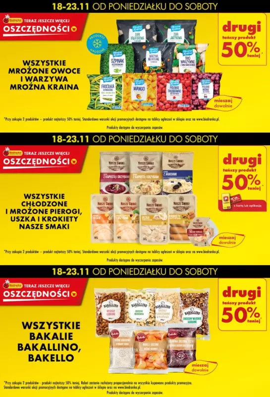 Biedronka - gazetka promocyjna Biedronkowe oszczędności od poniedziałku 18.11 do soboty 23.11 - strona 4