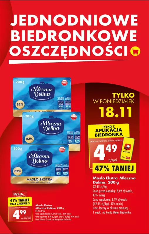 Biedronka - gazetka promocyjna Od poniedziałku, Z ladą tradycyjną od poniedziałku 18.11 do niedzieli 24.11 - strona 3