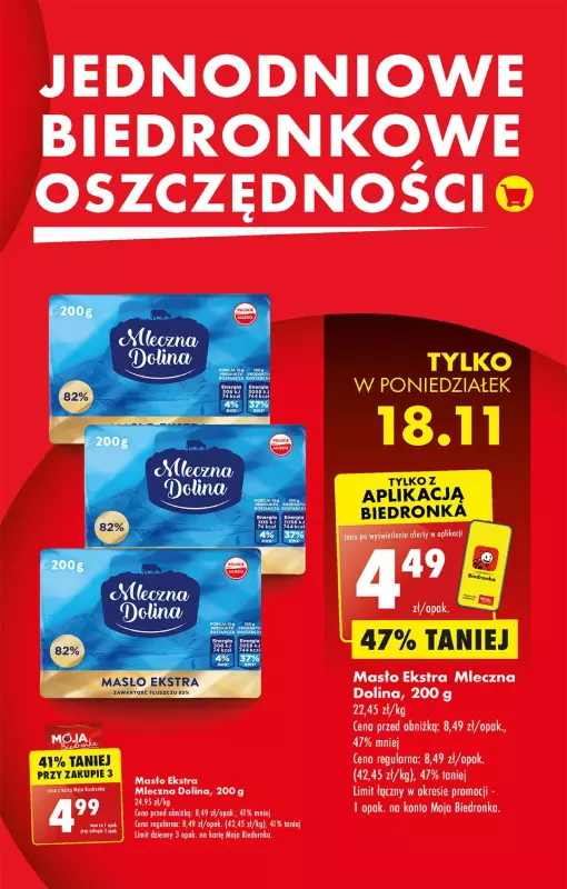 Biedronka - gazetka promocyjna Od poniedziałku od poniedziałku 18.11 do niedzieli 24.11 - strona 3