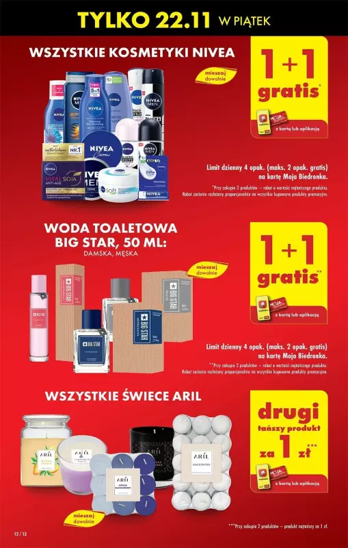 Biedronka - gazetka promocyjna Najlepsze PROMOCJE! od czwartku 21.11 do soboty 23.11 - strona 15