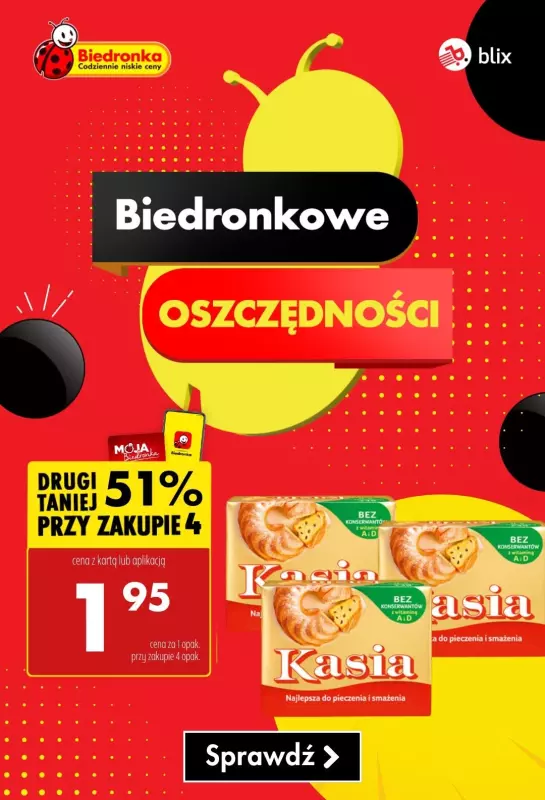 Biedronka - gazetka promocyjna Biedronkowe oszczędności od poniedziałku 25.11 do soboty 30.11