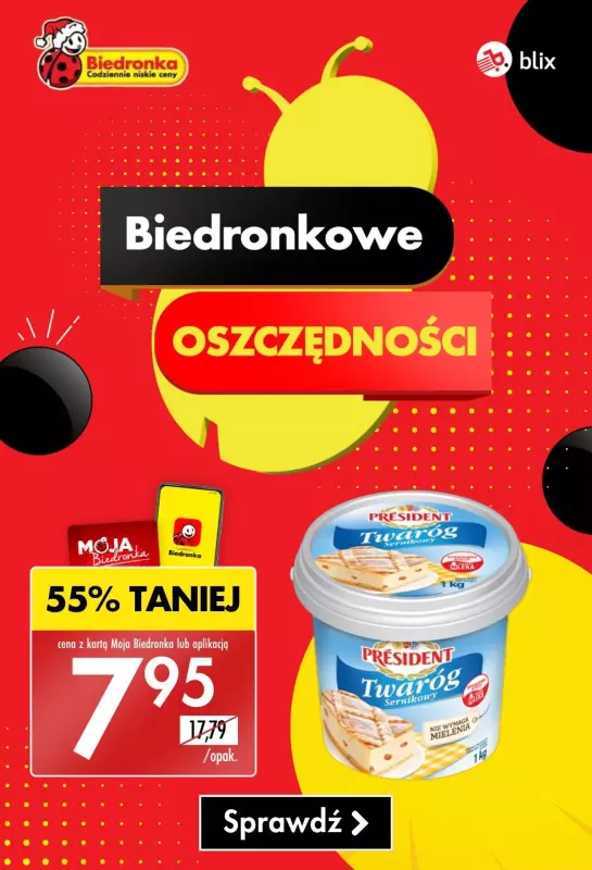 Biedronka - gazetka promocyjna Biedronkowe oszczędności od poniedziałku 02.12 do soboty 07.12