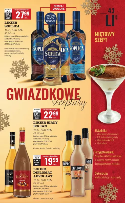 Biedronka - gazetka promocyjna Czas na toast  do wtorku 24.12 - strona 43