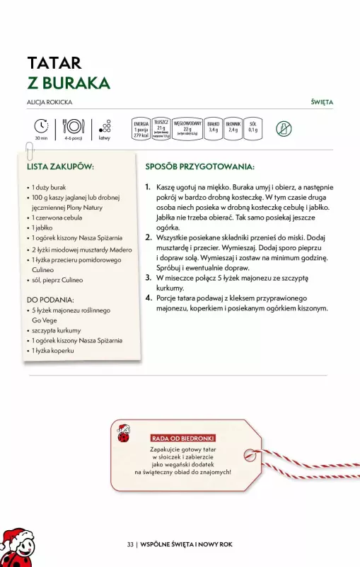 Biedronka - gazetka promocyjna Czas na wspólne święta  do wtorku 31.12 - strona 33