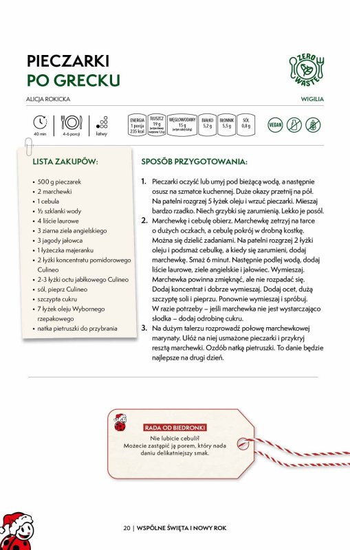 Biedronka - gazetka promocyjna Czas na wspólne święta  do wtorku 31.12 - strona 20