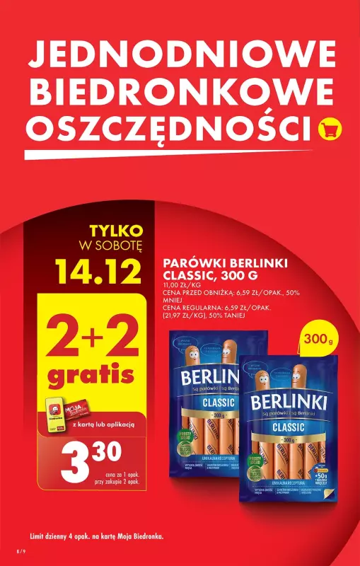 Biedronka - gazetka promocyjna Od czwartku od czwartku 12.12 do środy 18.12 - strona 8