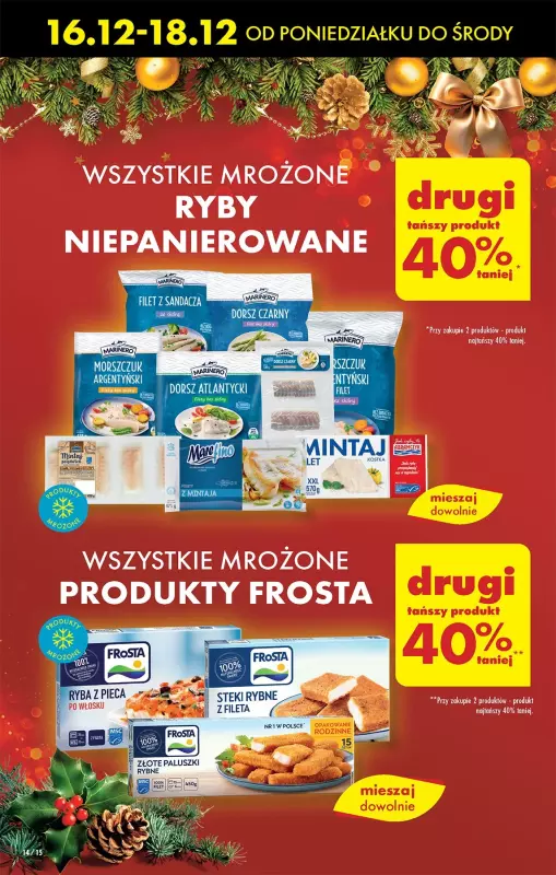 Biedronka - gazetka promocyjna Od poniedziałku, Z ladą tradycyjną od poniedziałku 16.12 do niedzieli 22.12 - strona 16