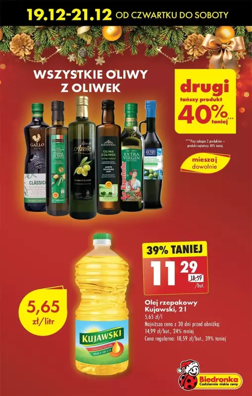 Biedronka - gazetka promocyjna Świąteczne PROMOCJE od czwartku 19.12 do soboty 21.12 - strona 7