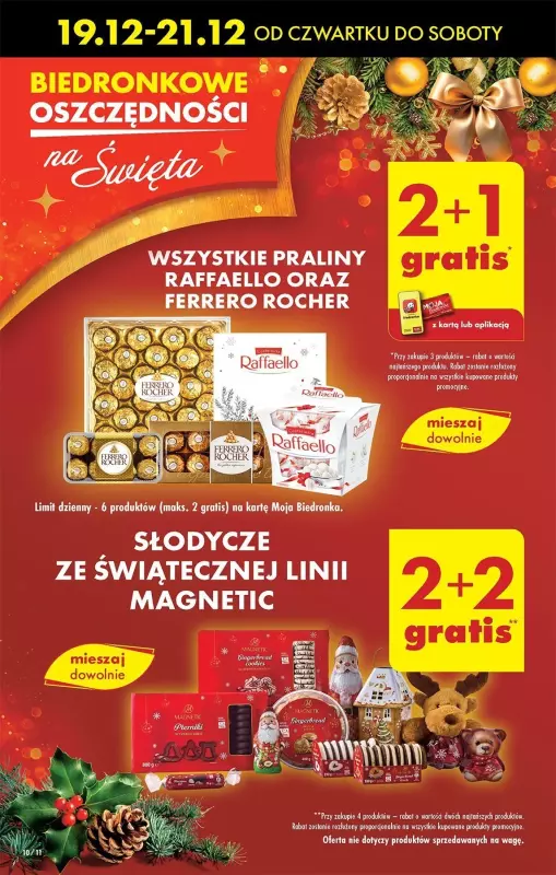 Biedronka - gazetka promocyjna Świąteczne PROMOCJE od czwartku 19.12 do soboty 21.12 - strona 10