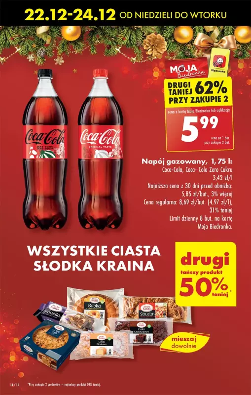 Biedronka - gazetka promocyjna Od niedzieli, Z ladą tradycyjną od niedzieli 22.12 do soboty 28.12 - strona 16