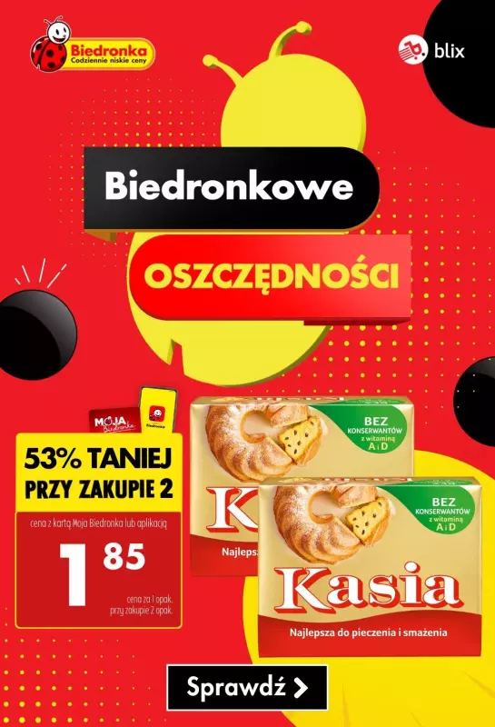 Biedronka - gazetka promocyjna Biedronkowe oszczędności od poniedziałku 23.12 do wtorku 24.12