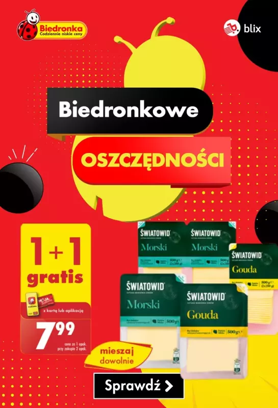 Biedronka - gazetka promocyjna Biedronkowe oszczędności od wtorku 07.01 do soboty 11.01