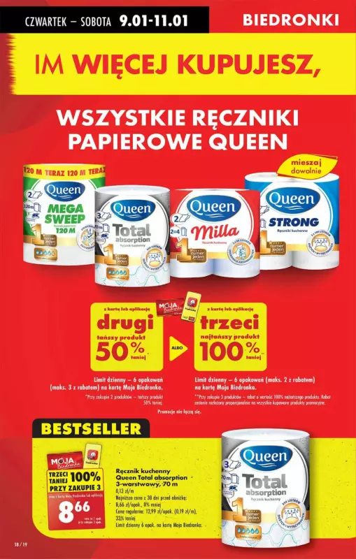 Biedronka - gazetka promocyjna Od czwartku, Z ladą tradycyjną od czwartku 09.01 do środy 15.01 - strona 18