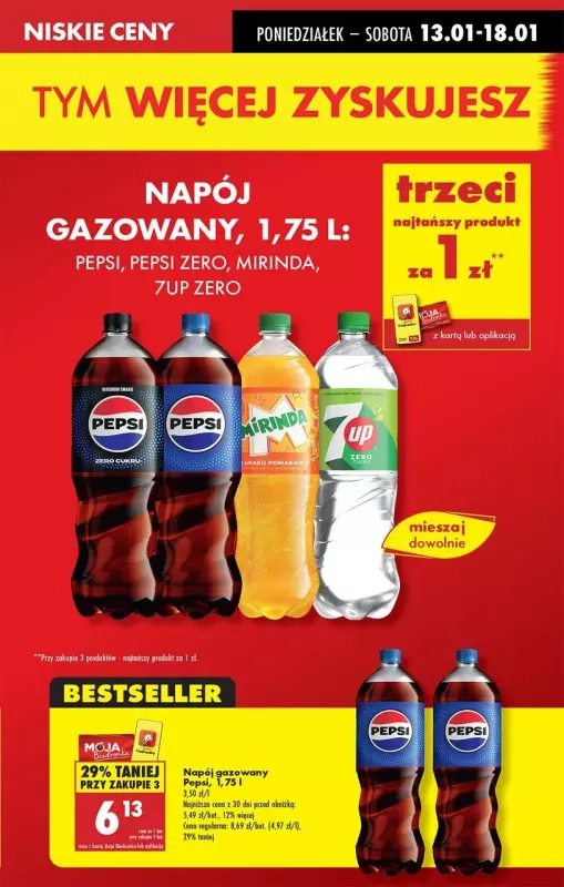 Biedronka - gazetka promocyjna Od poniedziałku, Z ladą tradycyjną od poniedziałku 13.01 do soboty 18.01 - strona 13