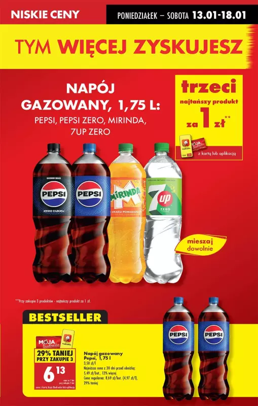 Biedronka - gazetka promocyjna Od poniedziałku od poniedziałku 13.01 do soboty 18.01 - strona 13