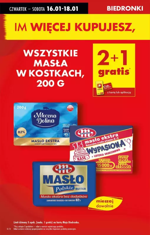 Biedronka - gazetka promocyjna Najlepsze promocje! od czwartku 16.01 do soboty 18.01 - strona 2