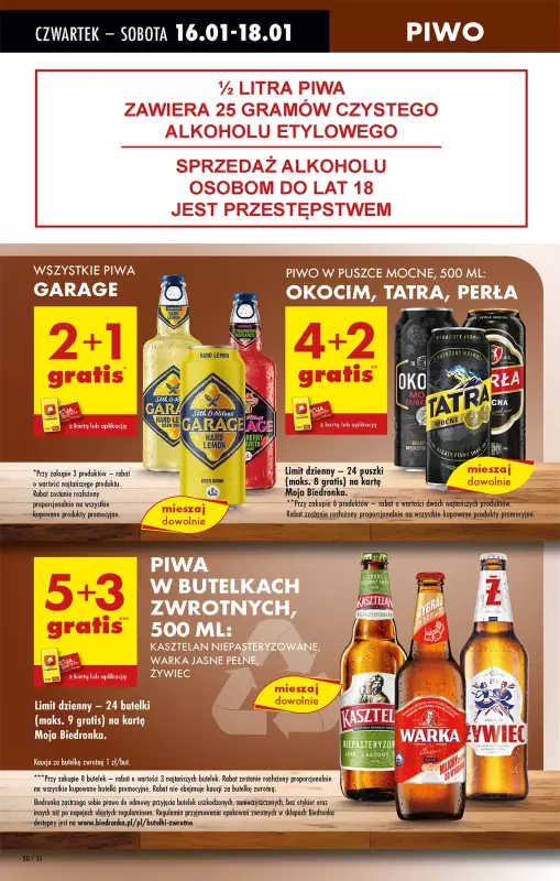 Biedronka - gazetka promocyjna Od czwartku od czwartku 16.01 do środy 22.01 - strona 54