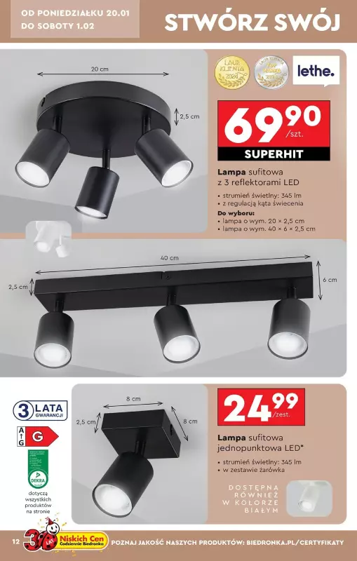 Biedronka - gazetka promocyjna Okazje tygodnia od 20.01 od poniedziałku 20.01 do środy 05.02 - strona 13