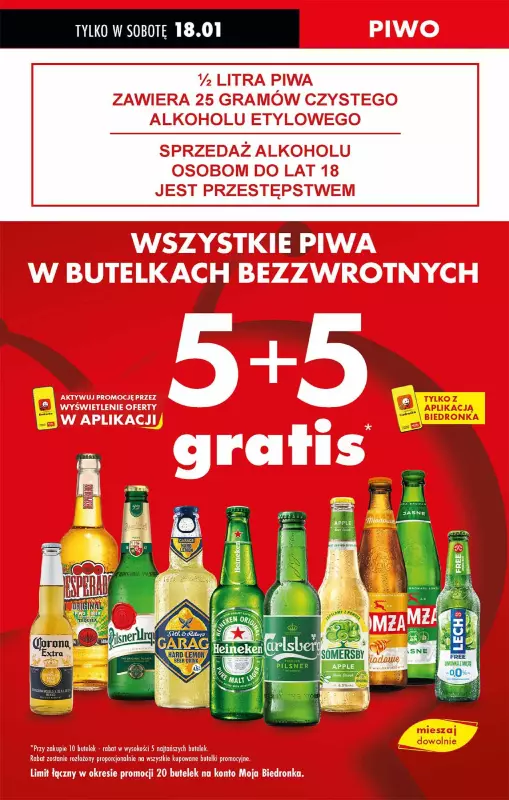 Biedronka - gazetka promocyjna Czas na Toast! od piątku 17.01 do środy 22.01 - strona 2