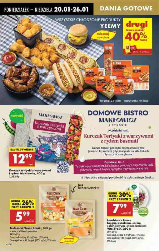 Biedronka - gazetka promocyjna Od poniedziałku od poniedziałku 20.01 do niedzieli 26.01 - strona 48