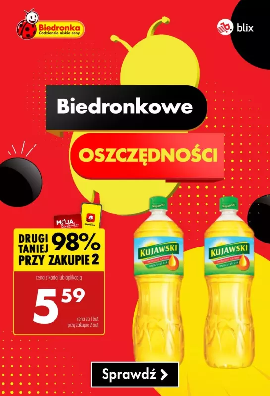 Biedronka - gazetka promocyjna Biedronkowe oszczędności od poniedziałku 27.01 do soboty 01.02