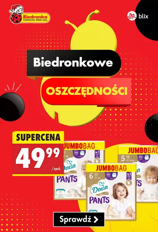 Biedronka - gazetka promocyjna Biedronkowe oszczędności od poniedziałku 03.02 do soboty 08.02