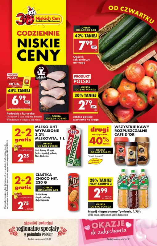 Biedronka - gazetka promocyjna Od czwartku, Z ladą tradycyjną  