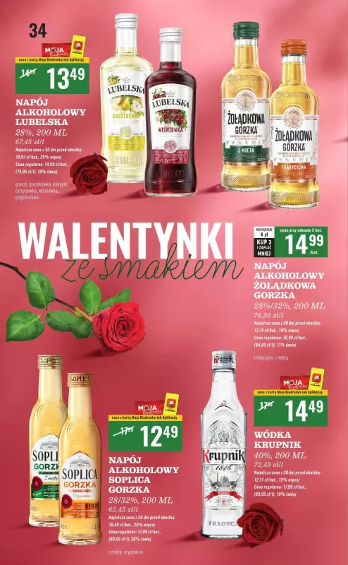 Biedronka - gazetka promocyjna Oferta alkoholowa  do soboty 22.02 - strona 34