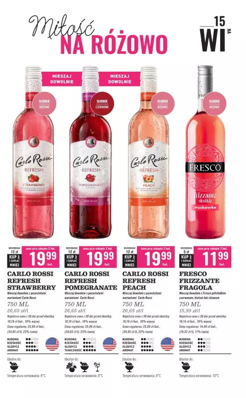 Biedronka - gazetka promocyjna Oferta alkoholowa  do soboty 22.02 - strona 15