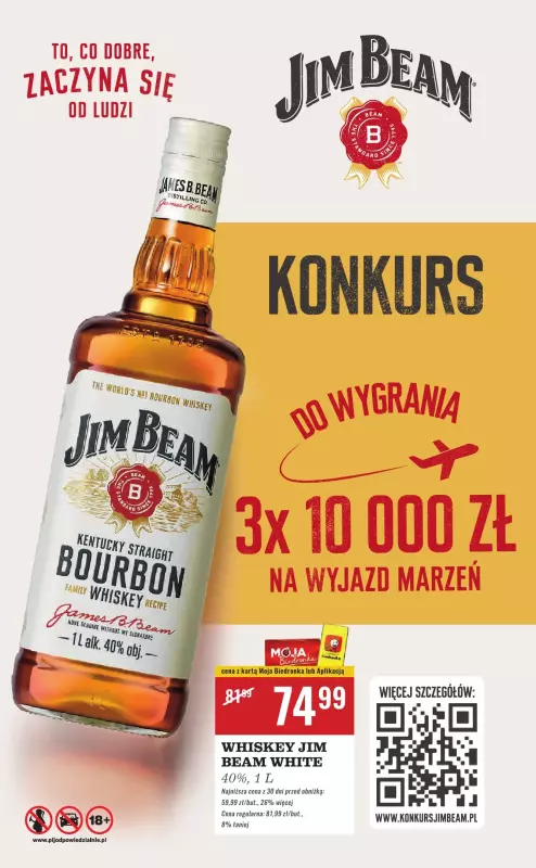 Biedronka - gazetka promocyjna Oferta alkoholowa  do soboty 22.02 - strona 20