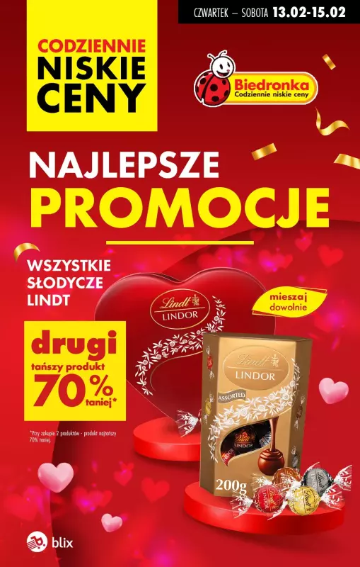 Biedronka - gazetka promocyjna Najlepsze promocje! od czwartku 13.02 do soboty 15.02