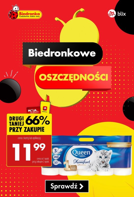 Biedronka - gazetka promocyjna Biedronkowe oszczędności od poniedziałku 17.02 do soboty 22.02