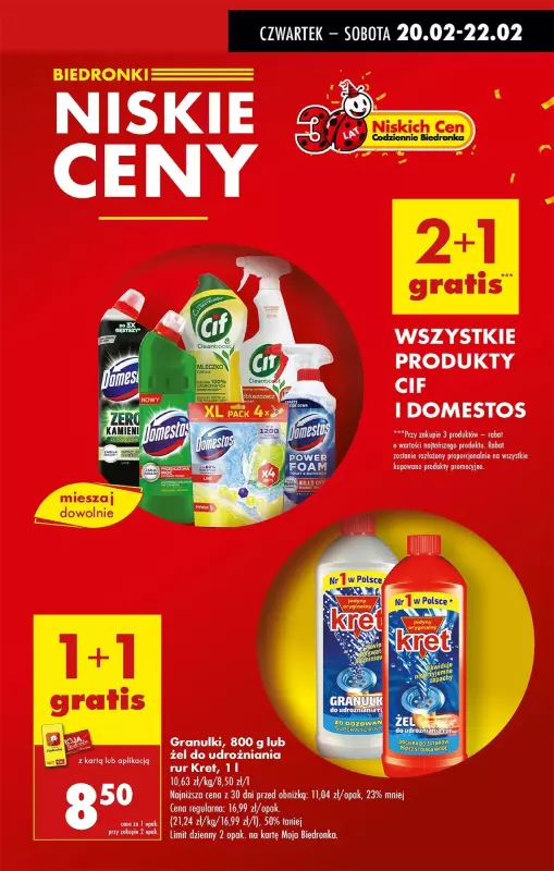 Biedronka - gazetka promocyjna Od czwartku od czwartku 20.02 do środy 26.02 - strona 21