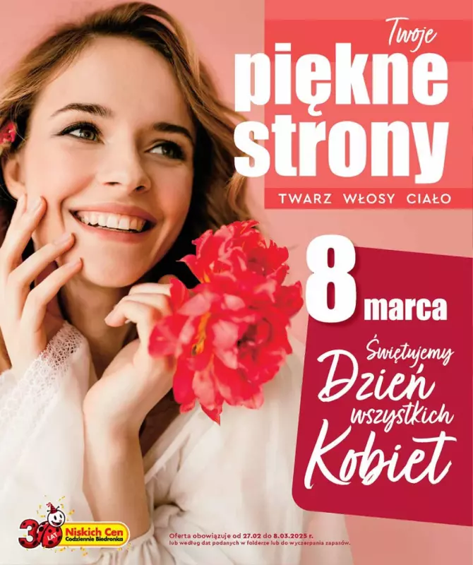 Biedronka - gazetka promocyjna Twoje piękne strony od czwartku 27.02 do soboty 08.03